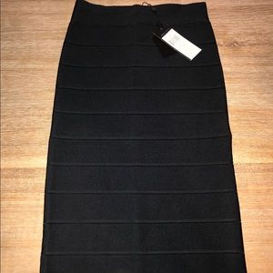 BCBG MaxAzria Power Skirt BLACK XSMALL NWT!